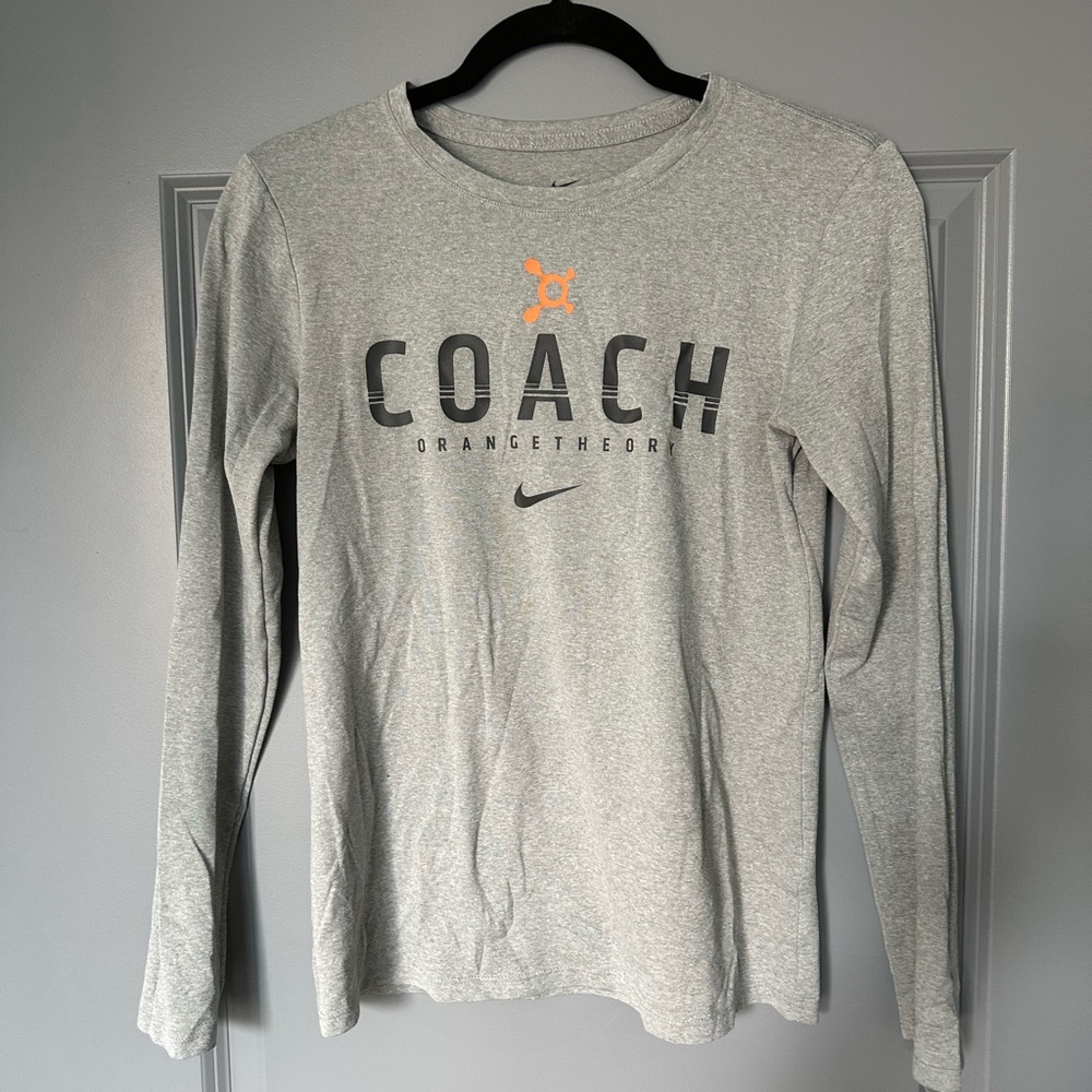 orange theory coaching long sleeve t shirt!